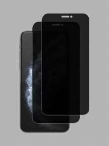 Bộ 2 miếng dán màn hình cường lực chống nhìn trộm, tương thích với các thiết bị Apple, chống trầy xước, chống va đập, lớp phủ chống dầu, cảm ứng mượt mà, phù hợp với các dòng máy Apple X/XR/11/12/13/14/15/16/16Plus/16Pro/16ProMax/16e/17/17 Air/17 Pro/17 Pro Max/17e. - màu đen - Xem 12