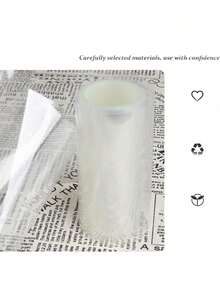 1卷超长透明蛋糕装饰边，PET材质，蛋糕包装膜，适用于装饰慕斯、巧克力糕点、烘焙工具、蛋糕装饰、厨房用品 - 轻松制作美味蛋糕 - 無色 - 查看 9