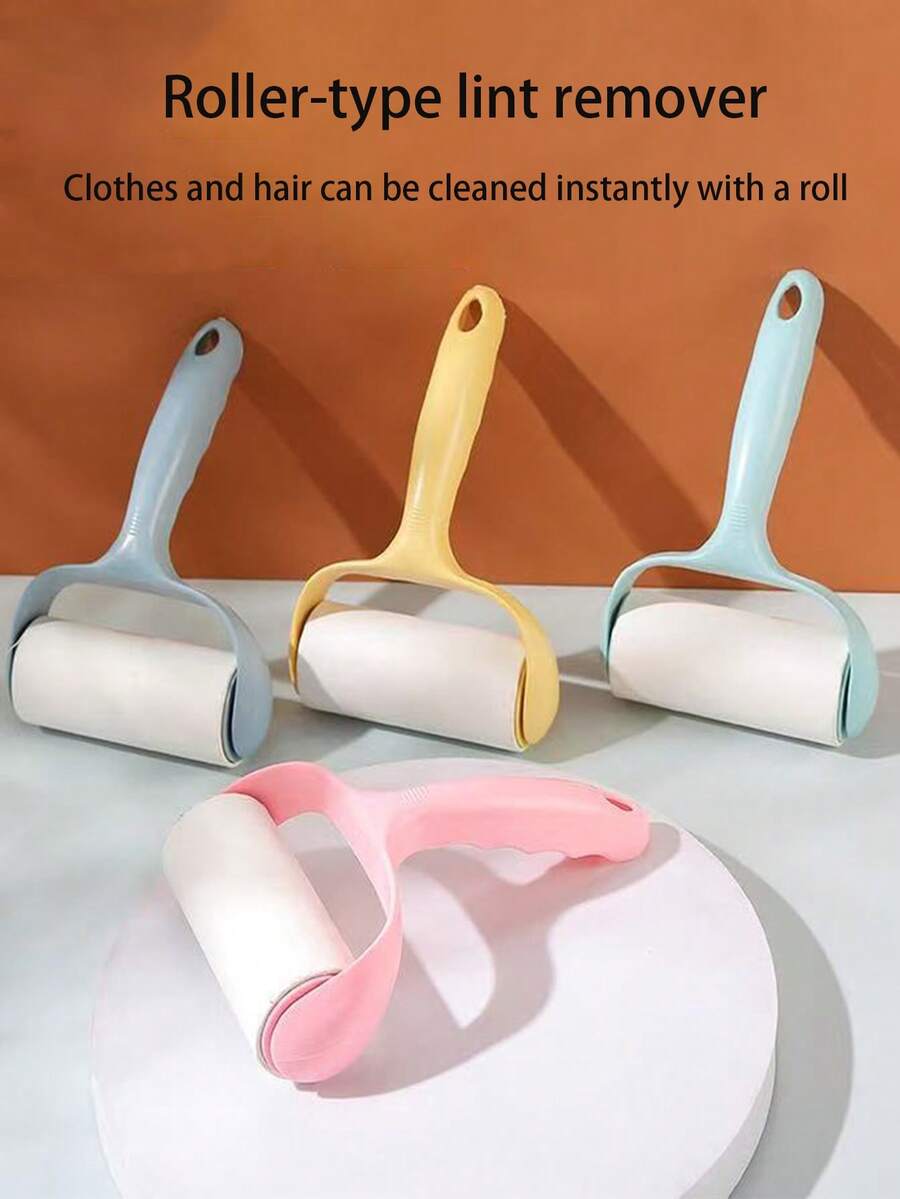 1pc Detachable Household Roller Lint Remover, Suitable For Pet Hair & Clothing