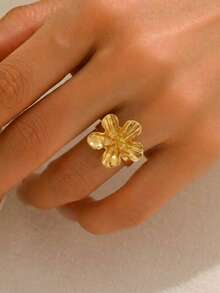 1 chiếc vòng cổ hoa sứ điều chỉnh được, thích hợp cho mùa xuân/hè, phù hợp để đeo hàng ngày, làm quà tặng, dự tiệc, đi nghỉ mát. - Vàng - Xem 3