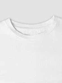 Sausage puppy，Ribbed Cotton Women's T-Shirt,College Style Spring Summer New Sports Women's,Draped Fashion Soft Breathable Women's Short Sleeve Top - 白色2 - 查看 9