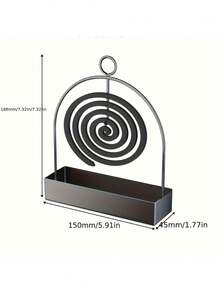 1pc Vintage Bronze Metal Incense Burner, Metal Material Can Be Hung Or Placed With Sandalwood Incense Sticks, Suitable For Living Room, Bedroom Decor, Outdoor Camping Relaxation Aromatherapy Decoration, Perfect Gift For New Year, Valentine's Day, Mother's Day, Father's Day, Graduation, Back To School And Other Holidays - Multicolor - View 8