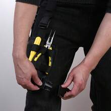 Portable Tool Storage Bag With Tools, Lightweight And Reduces Burden, Tool Storage Leg Bag - A - View 6