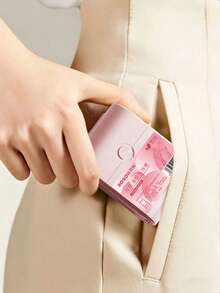 52支装双层盒装薄荷味牙线棒，一次性牙线收纳盒，便携式牙线及牙间刷，居家/旅行两用，配有塑料旅行盒，自动弹出设计保持牙线清洁整齐，适合旅行、海滩、暑假及新学期使用。 - 彩色 - 查看 3