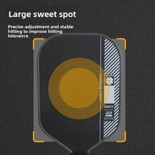 1pc T700 Carbon Fiber Pickleball Paddle (16mm Honeycomb Core), Matte Surface + Non-Slip Comfortable Handle, Balanced For Offense And Defense, Stable Control, Beginner-Friendly, Multiple Colors Available - Multicolor - View 8