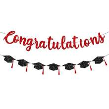 1 Set Graduation Party Decorations, Colorful Flags, Graduation Cap Hanging Garland, Graduation Party Decorative Banner, Suitable For Graduation Ceremony, Graduation Party Photo Backdrop, Graduation Celebration - Graduation Season Flag Raising - View 15