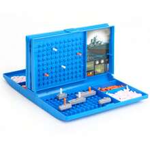 Juego de estrategia Battleship, Juego de mesa de batalla naval de lógica para 2 jugadores - Azul - Ver 6