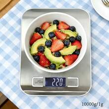 1g To 10kg Electronic Kitchen Scale, Household Digital Scale, Suitable For Kitchen And Retail, Can Weigh Food And Medicine, Multi-Functional Electronic Scale, Precise Weighing, Batteries Not Included - Multicolor - View 5