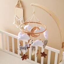 Handmade Animal Kingdom Series Bed Bell, Cute Shaped Toy, Educational, Enhances Children's Hand-Eye Coordination, Prevents Myopia, Suitable For Children's Room Decoration, Mixed Colors, Newborn Bed Bell Toy, Best Gift For Parent-Child Interaction, Birthday Gift, Christmas Gift - Multicolor - View 9