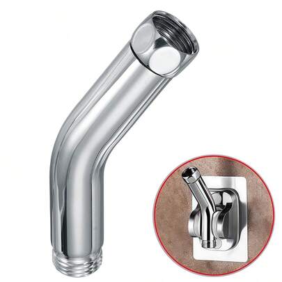 Khớp nối khuỷu tay cho cần sen, đầu nối G1/2 bằng thép không gỉ đa năng, dùng để nối dài đầu sen cầm tay và gắn tường trong phòng tắm.