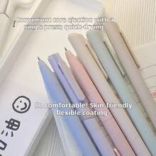 6支装Morandi美学减压励志彩色凝胶墨水笔，触感顺滑，书写流畅，不洇墨，速干，适用于日记、学习和办公用品，返校必备 - 套裝 - 查看 2