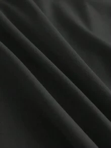 Disney Two-Piece Set, T-Shirt + Shorts Outfit, Cute Judy Hopps Badge Graphic Print Casual Set, Comfortable Short Sleeve T-Shirt And Shorts Ensemble, Perfect For Outdoor Activities - 黑色 - 查看 6