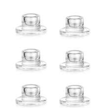 6pcs Transparent Glass Cone Candle Holders, Suitable For Fireplace And Dining Table Centerpiece Decor - A-Transparent - View 10