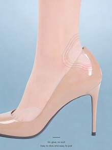 50pcs Heel Gel Pads - Suitable For Various Shoes, Comfortable & Flexible Foot Care, Prevent Blisters, Cushion Heel Pressure, Fit Most Shoes, Easy To Apply And Remove, Self-Adhesive Gel Pads - Multicolor - View 4