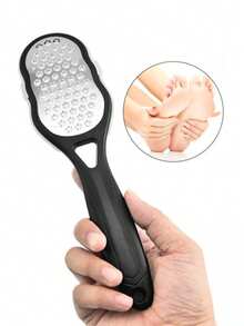 1pc Professional Stainless Steel Foot File/Callus Remover,Professional Foot Brush & Callus Remover,Dead Skin Remover,Splash-Proof Design,Coarse & Fine Grinding Surfaces,For Home Pedicure & Manicure,Foot Massager,Spa Accessories,Foot Care Tools. - Multicolor - View 6