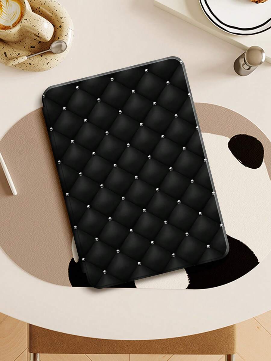 1 件装格子时尚 2D 图案保护套,适用于 Kindle 2024、Kindle NK 11/Kindle 儿童版/Kindle Paperwhite 5,电子书保护套,带自动唤醒/睡眠功能,轻巧便捷,完美贴合,保护您的阅读设备。 - 彩色 - 查看 1