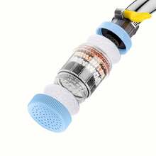 1pc 6-Layer Universal Faucet Filter, Detachable & Washable Kitchen Anti-Splash Faucet Aerator, Filters Tap Water Impurities, Suitable For European & American Standard Faucets, Summer New Home Kitchen Sink Water Purification Accessory - Multicolor - View 6