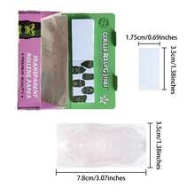 3 paquetes, Papel de liar de la serie Gorilla Rolling, Papel de liar transparente de lujo, 32 hojas/paquete, Accesorios para fumar - Ver 4