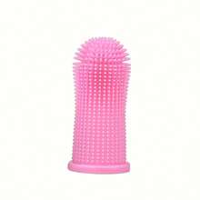 Pet Finger Toothbrush, Silicone Toothbrush, Puppy & Kitten Finger Brush, Suitable For Small Dogs And Cats - Multicolor - View 14