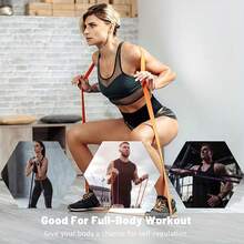 4PCS Resistance Bands, Unlock Your Fitness Potential: Strength Training, Fitness, Workout, Stretching, Home Gym & More - Multicolor - View 6