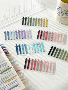 1/2/4 Packs 200 Sheets Gradient Arrow Index Tabs, For Student Notes, Highlighting, And Sticky Notes - one-size - View 10