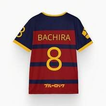 Unisex Football Jersey, Suitable For Sports, Outdoor Activities, And Casual Gifts, Can Be Purchased As A Short-Sleeved T-Shirt Or Single Jersey. Blue Lock Football Club Barcelona Football Jersey, Baccara Cosplay T-Shirt, Blue Lock Unisex T-Shirt - Màu hỗn hợp - Xem 6