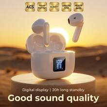 NEW SENYANG Tai nghe Bluetooth không dây Shenyang True Wireless mới ra mắt năm 2026, tai nghe mini nhét tai thể thao nghe nhạc, tai nghe TWS HIFI âm trầm sâu với mic HD dành cho điện thoại Android và iOS, quà tặng cho cặp đôi. - Xem 9