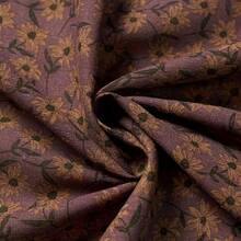 1pc Rustic Daisy Pattern Linen Fabric, Linen Sewing Decorative Cloth, Handmade DIY Decoration Patchwork Fabric For Beginners, Pre-Cut Patchwork, Suitable For DIY Handicrafts, Throw Pillows, Storage Bags, Tablecloths, Sofa Covers And Other Home Decor. - Multicolor - View 12