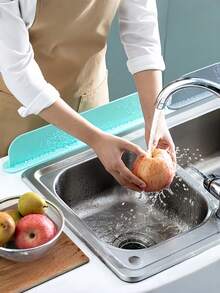 耐用硅胶防溅罩，带防滑吸盘 - 适用于现代厨房水槽，可放入洗碗机清洗，易于清洁，防止水渍和污渍，时尚设计 - 防濺擋板 - 查看 8