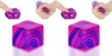 Fidget Toys Stress Cube, 1.38"*1.38" Stress Balls For Kids Adults Stress Relief, Ice Squishy Cube Sugar Balls, Sensory Toys For Kids With Autism An Danxiety Disorder(Green) - 紫色 - 查看 8