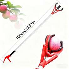 Dụng cụ hái trái cây, thích hợp cho táo, lê, hồng, chanh, xoài, gầu kéo cao có giỏ và giá đỡ, dễ lắp ráp và sử dụng. - A - Xem 12