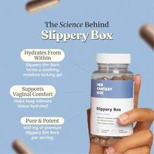 Her Fantasy Box | Slippery Box | Fast-Acting Slippery Elm Capsules For Feminine Wellness & Intimate Moisture Support – 60 Vegan Capsules - 50G - View 3