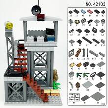 600+ Pcs WWII Army Military Base Model Building Kit, Adult Puzzle Toy, Military Miniature Supplies Gun Building Blocks Set, Model Assembly, Gift - Multicolor - View 13