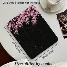 月光櫻花圖案彩繪效果壓克力水晶平板保護殼，相容 Honor 8/9/10/X8/X8A/X9/X8Pro/X9Pro、MatePad SE 11"/MatePad 11"/11.5"/MatePad Pro、Apple 10th/11th Gen 2025 (A16)、Galaxy Tab A7/A9 及其他熱門機型 - 彩色 - 查看 3