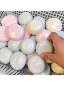 Soft Mochi Stress Relief Toy, Squeeze Experience With Thin Ice Skin, Plastic Mochi Texture, Ideal Gift For Office, Party, April Fool's Day (No Needles Required) - Màu xanh lam - Xem 3