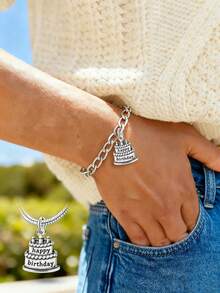 1 chiếc mặt dây chuyền hình thỏ hoa mùa xuân bằng bạc sterling 925 đơn giản và độc đáo, mặt dây chuyền tự làm hình thỏ, trang sức tinh tế làm quà tặng cho phụ nữ hoặc nam giới. - tập trung - Xem 9