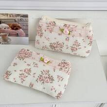 Túi đựng đồ di động, hộp bút dung tích lớn, túi đựng mỹ phẩm, ví đựng tiền xu, túi đựng đồ dùng cần thiết khi đi du lịch, túi đựng văn phòng phẩm. - Nhiều màu - Xem 2
