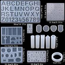 QIAO 一套环氧树脂填充套装，包含闪亮环氧树脂闪粉、心形星星和微珠，适用于美甲、珠宝、钥匙扣和DIY手工。 - 彩色 - 查看 10