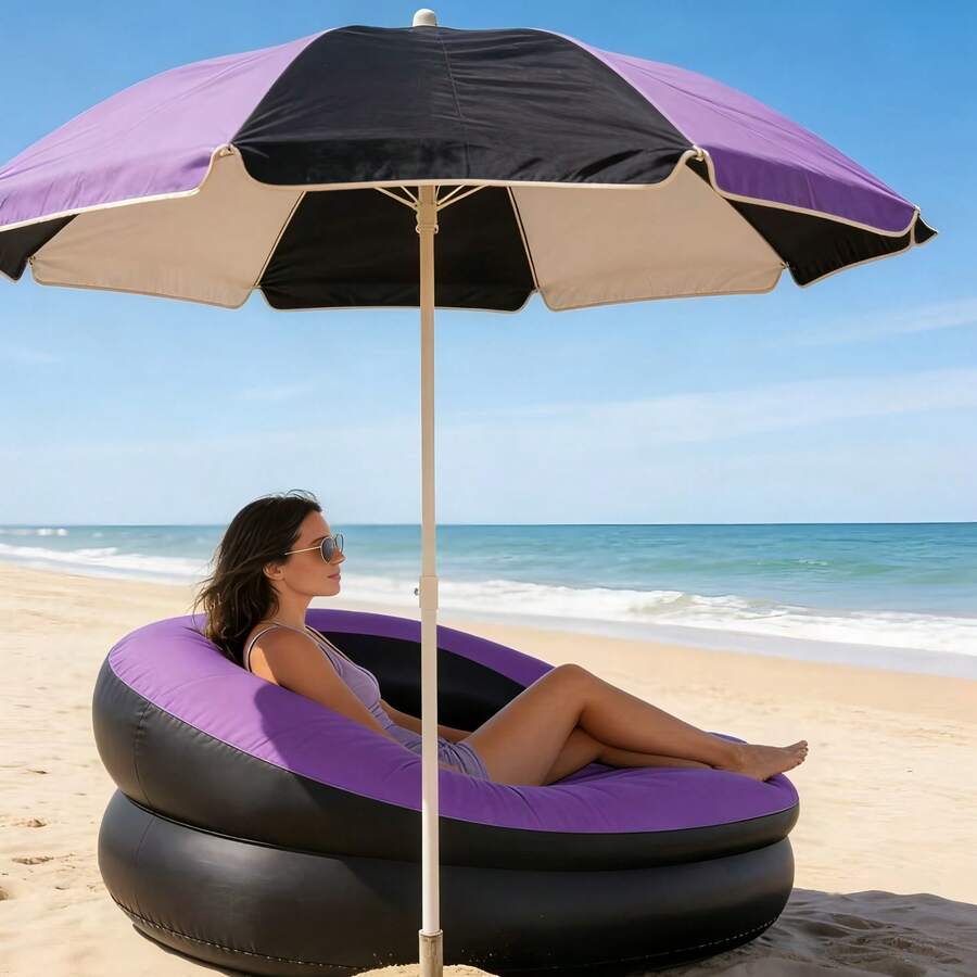 1 chiếc ghế sofa hơi di động đa kiểu dáng và màu sắc / Ghế thư giãn nghỉ trưa / Ghế sofa thư giãn / Ghế thư giãn bơm hơi ngoài trời dùng cho cắm trại / Giường hơi gấp gọn đơn / Nhẹ và dễ bơm hơi / Nội thất bơm hơi / Nội thất bơm hơi đa chức năng trong nhà / Chất liệu dễ vệ sinh / Ghế ngồi ban công / Ghế gấp phù hợp cho văn phòng, ban công, cắm trại và các chuyến đi ngoài trời - Nhiều màu - Xem 1