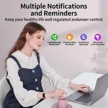 LIGE New Smart Watch With Over 100 Sports Modes, Smart Voice Calls, Calorie Counting, Period Reminder, Photo Timing, Weather Forecast And Other Functions, Fashionable For Both Women And Men - View 4
