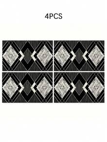 1 pieza Camino de mesa con estilo bohemio y patrón geométrico abstracto, disponible en múltiples tamaños, adecuado para comedor del hogar, decoración de cocina, decoración del hogar, fiestas al aire libre y decoración de restaurantes, con apariencia de textura de lino - Multicolor - Ver 22