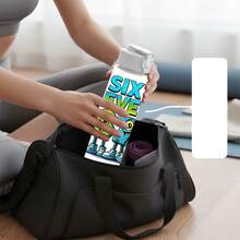 1pc Pink Plastic Sports Water Bottle With Printed Number 67, 750ml/26oz, Cute Print, Leak-Proof Bounce Cap, Lightweight & Durable, Large Capacity, Reusable - White - View 11