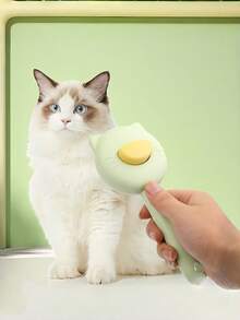 1件装 - 新款宠物猫咪洗澡按摩漂浮式毛发刷，狗狗美容去毛刷，新款猫毛梳，宠物自清洁美容梳，猫咪脱毛魔法工具，猫狗通用宠物脱毛梳，防打结功能，通用宠物美容用品 - 彩色 - 查看 2