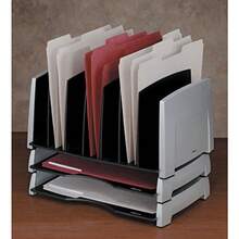 Fellowes Office Suites Letter Tray 8031701 - Negro Plateado - Ver 3