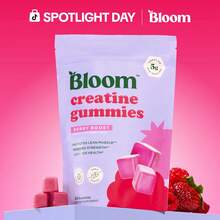 Bloom Nutrition Creatine Gummies -  Energy, Cognitive Health & Post-Workout Muscle Recovery Promotes & Muscle Improves - Creatine For Women - Tăng cường sức mạnh quả mọng - Xem 3