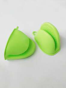 1 Pair Silicone Heat Resistant Gloves - Non-Slip Kitchen Utensils, With Hanging Loop Design, Durable & Tear-Resistant, Essential For Kitchen, Suitable For Placemats, Coasters, Trivets And 11 Other Essential Holiday Items - View 10