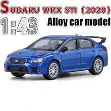 سيارة سوبارو WRX STI مقياس 1:43 معدنية نموذج سيارة سباق معدنية، سيارة ألعاب صغيرة معدنية، مناسبة لهواة السيارات، ديكور المنزل/المكتب، هدية عيد ميلاد مثالية - متعدد الألوان - مشاهدة 14