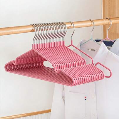 5/10/20个装防滑涂层衣架，家用防皱衣架，适用于学生宿舍、阳台晾衣架，坚固耐用，适合悬挂衬衫、连衣裙、毛巾，母亲节礼物