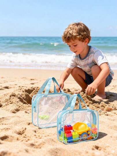 1 Túi đựng đồ chơi bãi biển, túi đựng đồ chơi bằng PVC trong suốt có thể tái sử dụng, túi đựng đồ chơi để bàn, túi đựng đồ chơi trong suốt có khóa kéo, khối xây dựng, xếp hình, đồ chơi, đồ dùng cho trẻ em, túi đựng đồ du lịch cho khối xây dựng, xếp hình, sách học sinh và nhiều hơn nữa để dễ dàng tìm thấy đồ chơi, túi đựng đồ chơi chắc chắn, nhiều màu sắc, túi đựng đồ du lịch có khóa kéo dùng cho khối xây dựng, xếp hình, sách học sinh, cờ backgammon