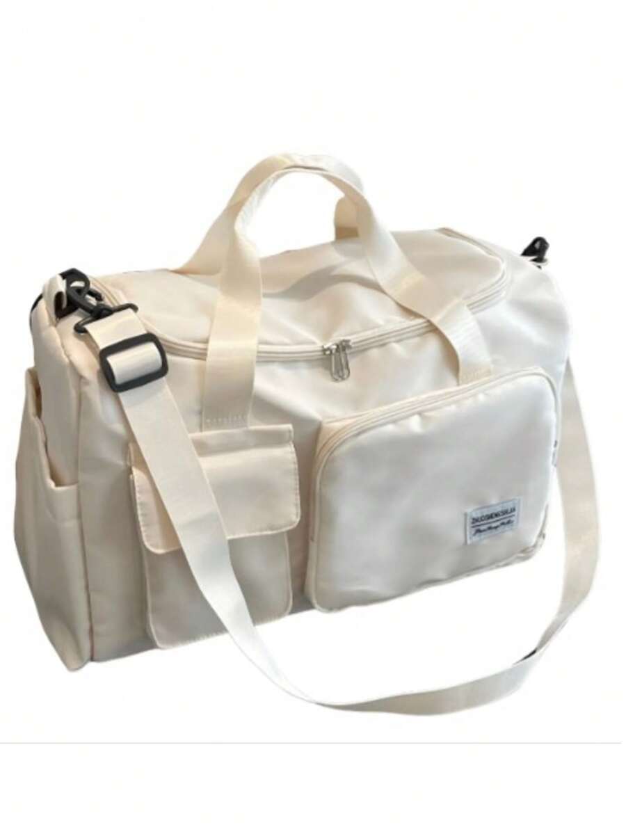 ASALOOG Gym Travel Bag Image Fitness Crossbody Casual Unisex With Ref: M-212 - 乳霜 - 查看 1